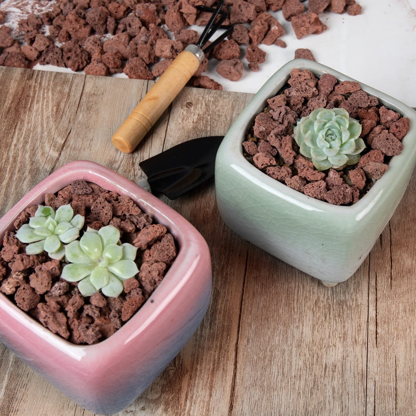 Natural Lava Rocks -Ideal for Fireplaces Fire Pits, Garden Decorative Landscaping, Plants Cultivation and Aquariums,