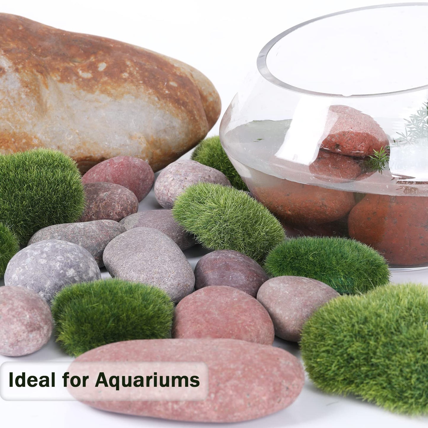 Red Smooth Pebbles River Rocks for Landscaping, Ideal for Home Decor, Aquariums, Painting, Crafting