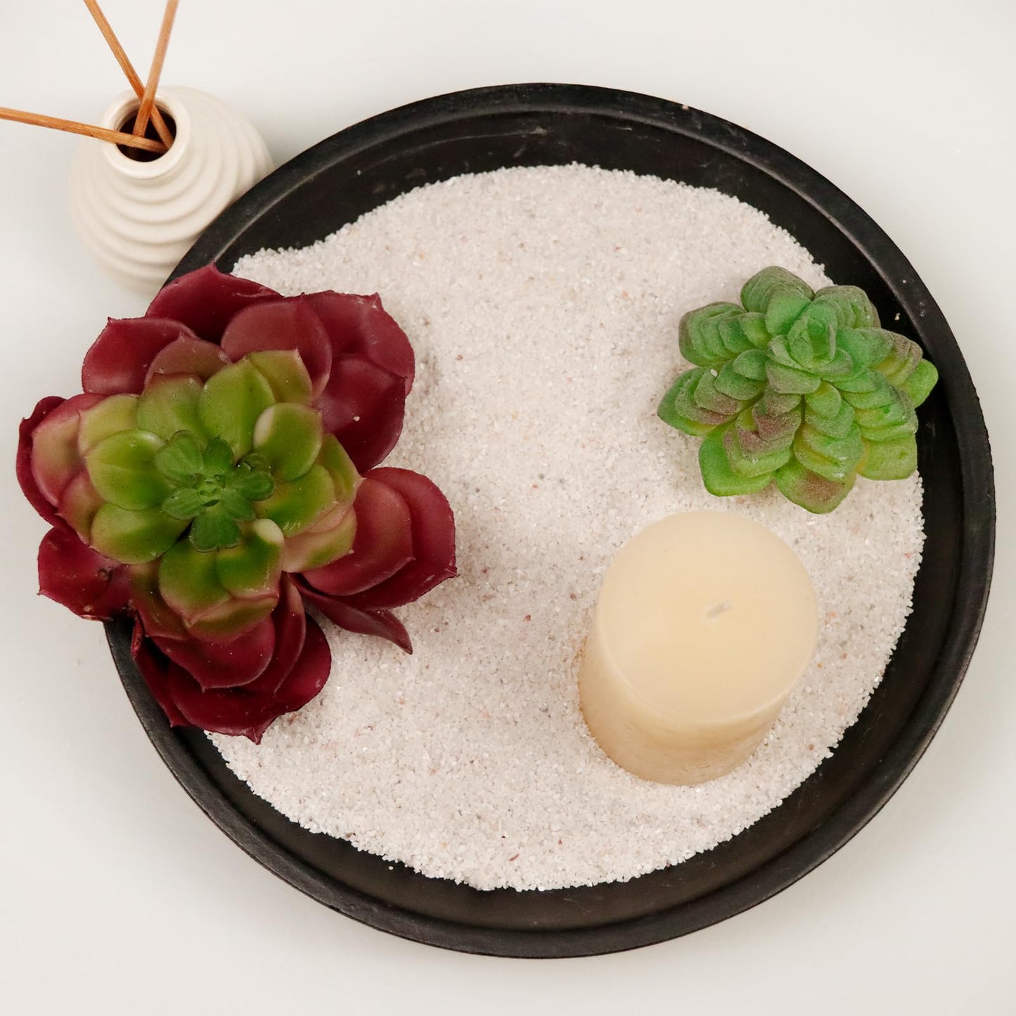 Natural Sand, Multi-Purpose Mini White Silica Sand for Fire Pits, Aquariums and Landscaping