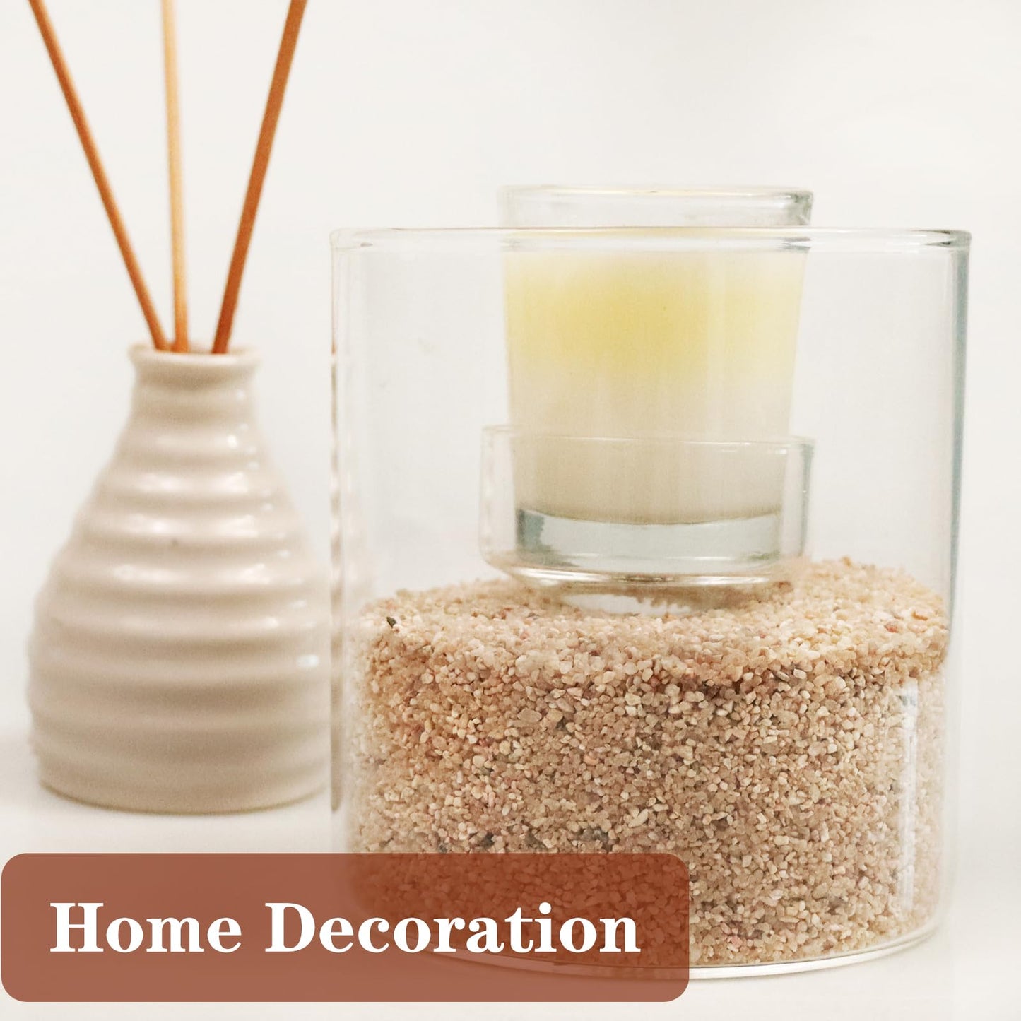 100% Natural Sand, Multi-Purpose Natural Silica Sand for Fire Pits, Aquariums and Landscaping