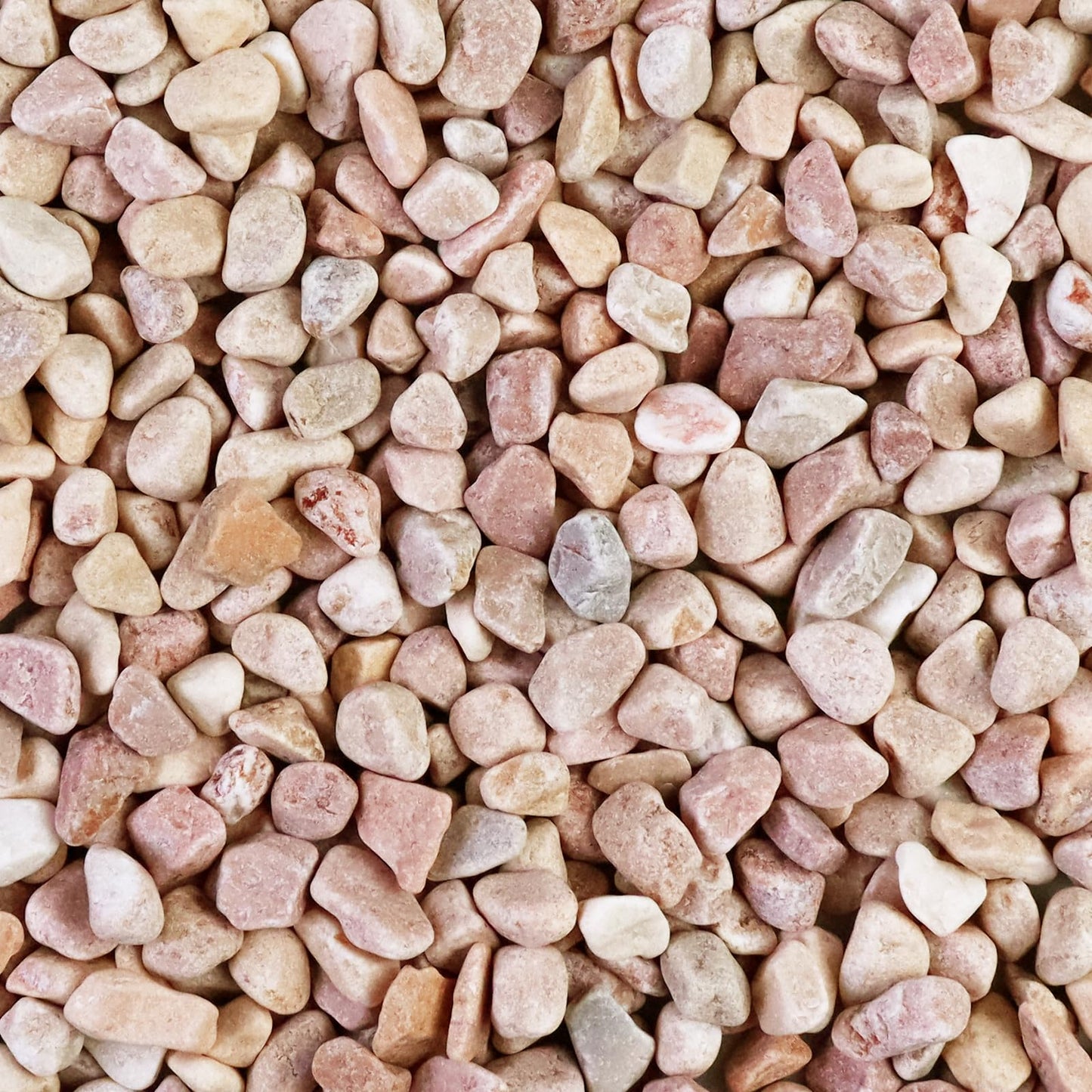 Natural Polished Pebbles Pea Gravels River Rocks,Decorative Gravels Ideal for Fish Tank, Vases, Succulents, Home Decor and Garden Landscaping,Peach