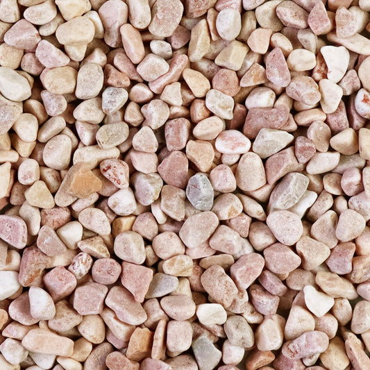 Natural Polished Pebbles Pea Gravels River Rocks,Decorative Gravels Ideal for Fish Tank, Vases, Succulents, Home Decor and Garden Landscaping,Peach