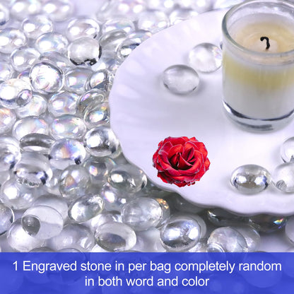 Fire Glass Beads for Fire Pit- Decorative Flat Glass Marbles for Vase, Aquarium, Home Decor