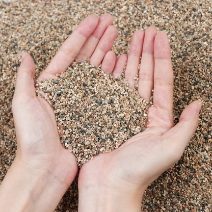 100% Natural Sand, Multi-Purpose Mixed Silica Sand for Fire Pits, Aquariums and Landscaping