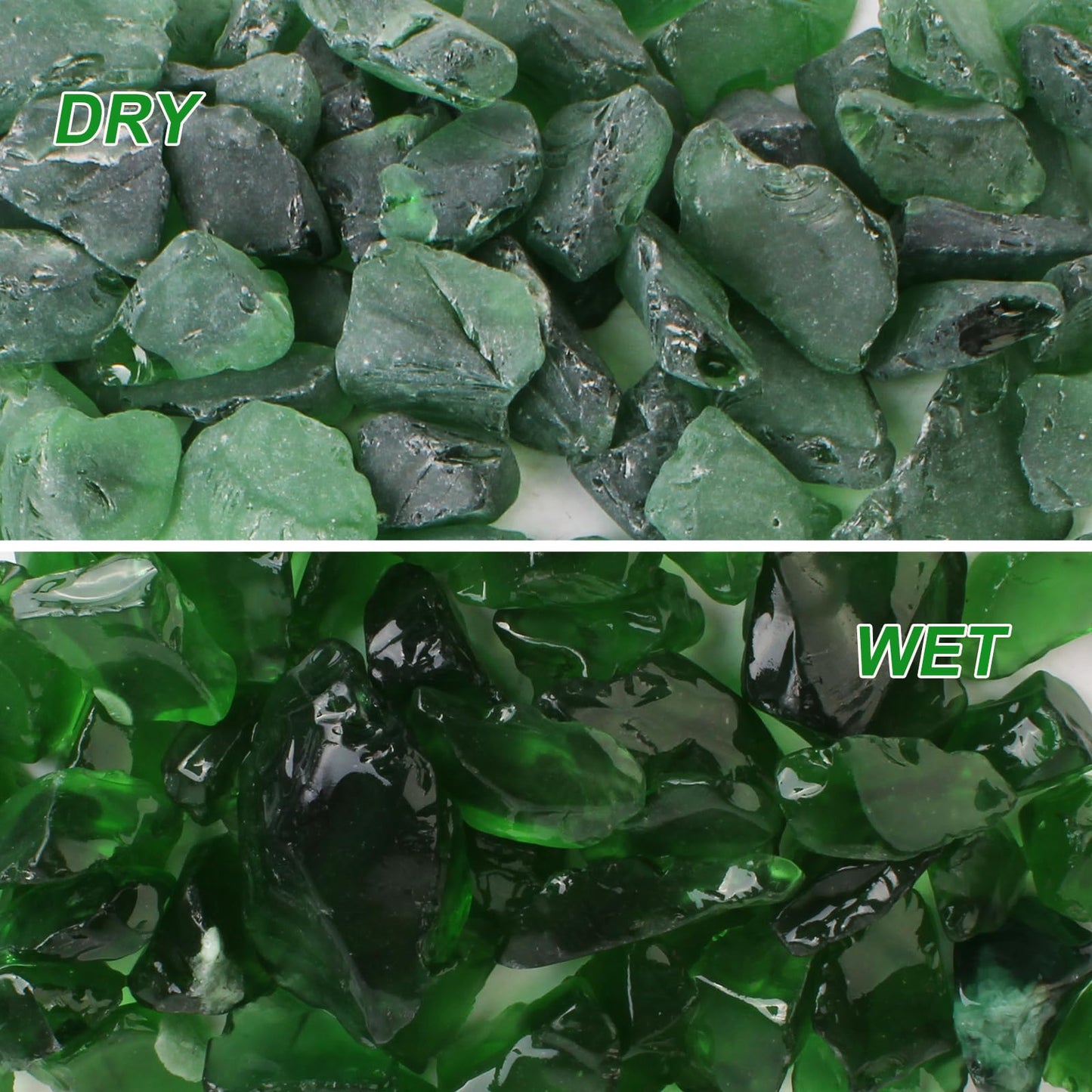 Forsted Sea Glass for Vase Filler, Aquarium, Home Decor,  Firepit ,Wedding Decor