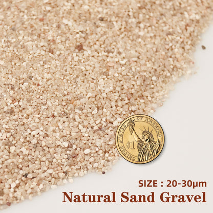 100% Natural Sand, Multi-Purpose Natural Silica Sand for Fire Pits, Aquariums and Landscaping