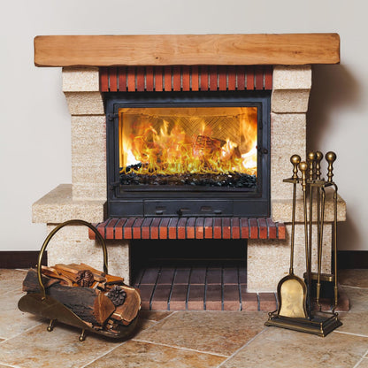 Fire Glass for Fire Pit - 1/2 inch Reflective Fire Glass Rocks for Propane and Gas Fireplace