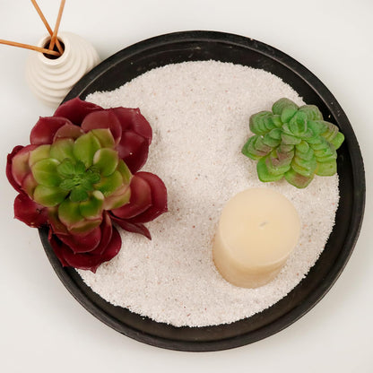 Natural Sand, Multi-Purpose Mini White Silica Sand for Fire Pits, Aquariums and Landscaping