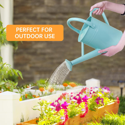1 Gallon Metal Watering Can  for Outdoor & Indoor Use, Perfect for Garden Flower, Houseplants,