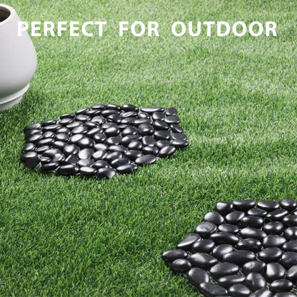 12 inch River Rock Stepping Stone - Pavers for Outdoor Garden Walkway, Landscaping,Hexagon Set of 6