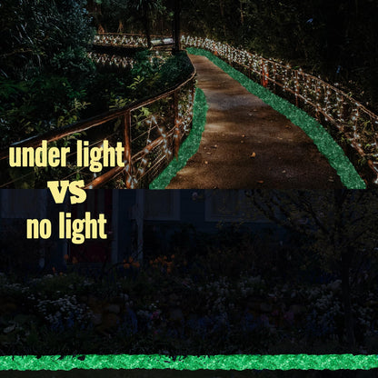 Glow in the Dark Stones - Green Glow Rocks Pebbles for Outdoor Garden Landscaping Walkway & Indoor Decorative Glowing Stones for Aquarium Fish Tank
